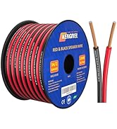 KENGIYEL 150FT 14/2 Gauge Speaker Wire 2 Conductors Red Black Cable Hookup LED Lighting Strips Wi...