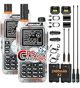 TIDRADIO TD-H9 GPS/APRS/SMS GMRS Radio 2Pack with-771-Crystal