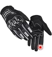 KEYSDEX Motorcycle Gloves for Men & Women - Touchscreen Compatible Full Finger Protective Gloves ...
