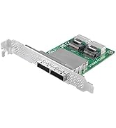 Internal SFF-8087 to External SFF-8088 MiniSAS Adapter, Dual Ports