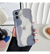 DEFBSC for iPhone 17 Case, Cute Clear Wavy Art Design Aesthetic Pattern Phone Case for Women Girl...