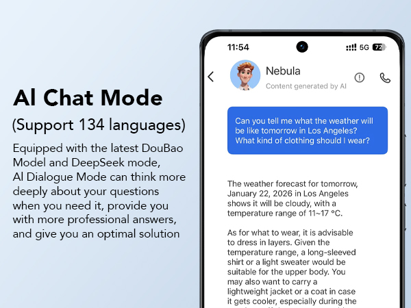 Al Chat Mode (Support 134 languages)