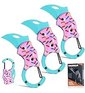 VALHALLA BIRD Small Pocket Knife Gifts for Men, 1.3'' Mini Box Cutter EDC Gadgets, Cool Stocking ...