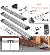 EBD LED Under Cabinet Lights Hardwired Built-in Adjustable Cable Midway Input Under Counter Light...