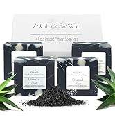 Age of Sage Handmade Natural Bar Soap Gift Set - 100% All Organic Vegan Bath Moisturizing Handmad...
