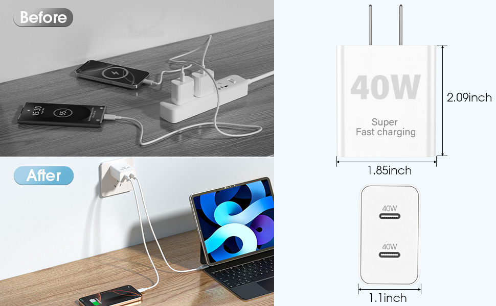 usb c charger block