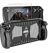 Upgraded Protective Case for Steam Deck with Screen Protector, YUANHOT Soft TPU Protector Cover A...