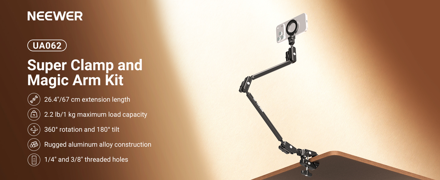 Super Clamp and Magic Arm Kit