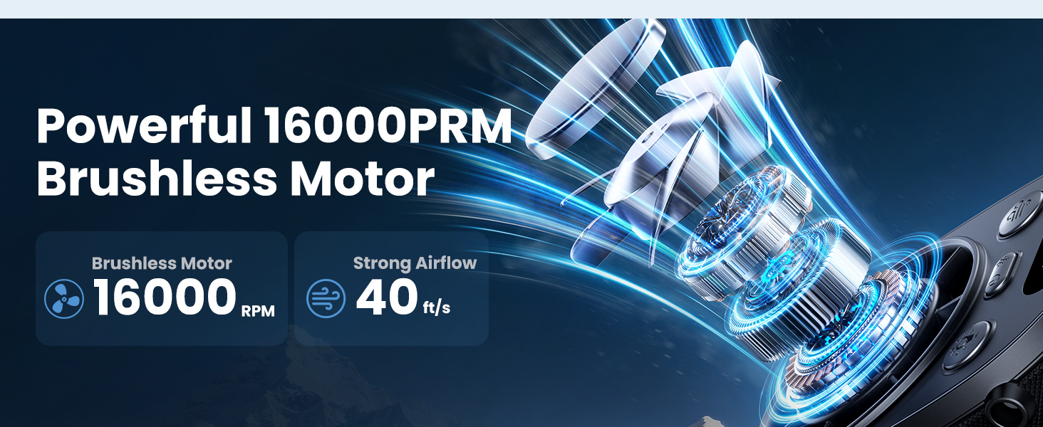 powerful airflow