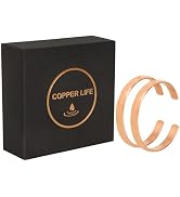 New Launch Copper Bracelet Pack of 2 | 100% Pure Copper Hand Made with Solid High Gauge Copper | ...