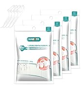 400 Count Dental Floss Picks-Tooth Picks Flossers for Adults-LIAMOSS No Break& No Shred Floss Sti...