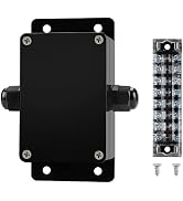 ABS IP67 Waterproof Dustproof Electrical Junction Box, with 15A 600V Barrier Terminal Cable Conne...