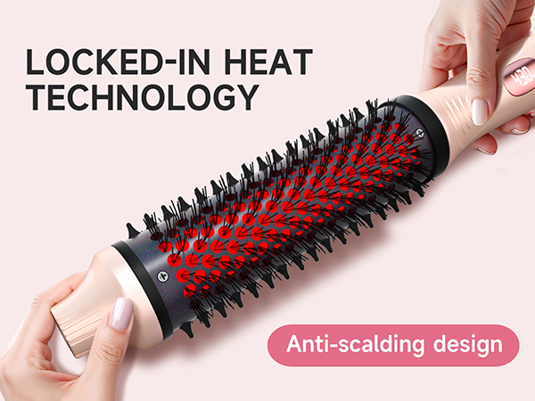 heated hair brush