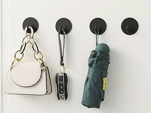adhesive hooks for door, door hooks for hanging, stick on door hooks