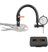Neoteck Disc Brake Rotor Gauge Set 0-1"/0.001" with 360° Flexible Stem | Ball Joint Runout Gauge ...