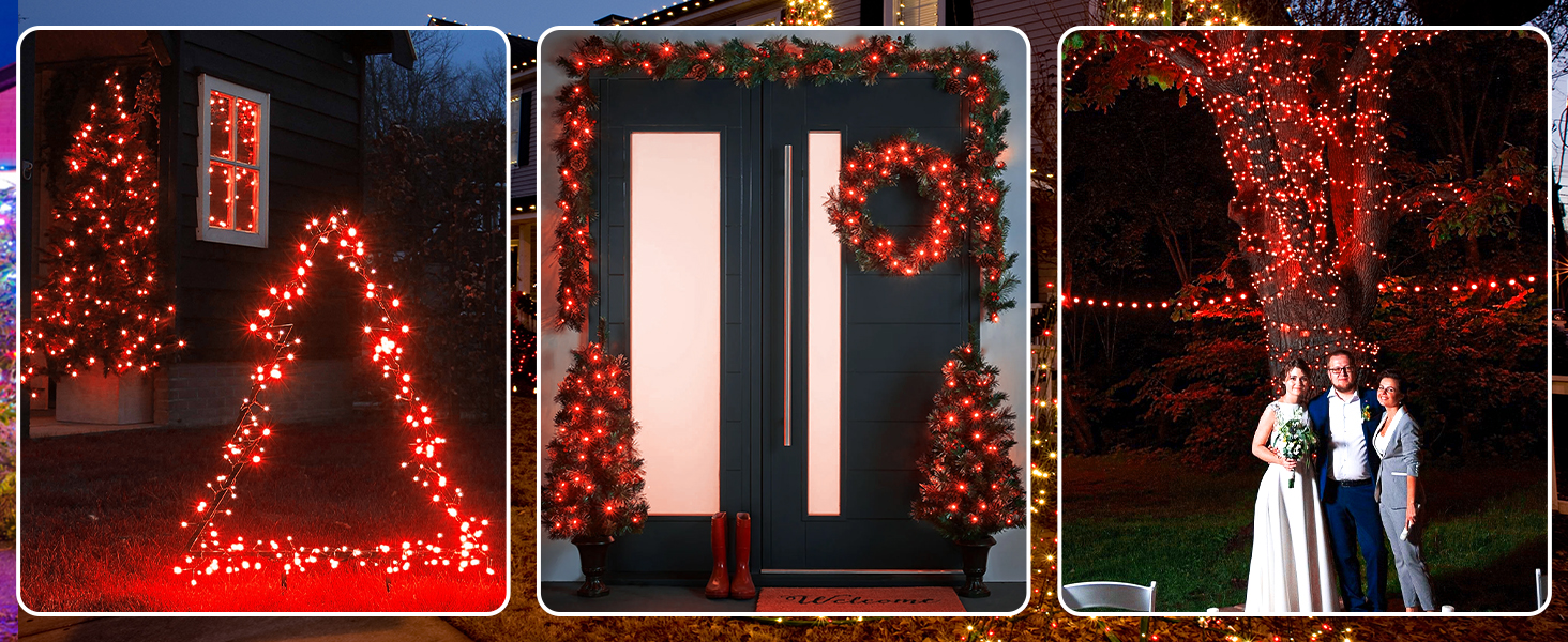 solar string lights outdoor solar string lights for outside twinkle lights christmas decorations