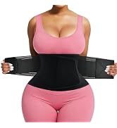 Lisacool Waist Trainer for Women & Men Sweat Band Waist Trimmer Belly Waist sweat band for Women ...