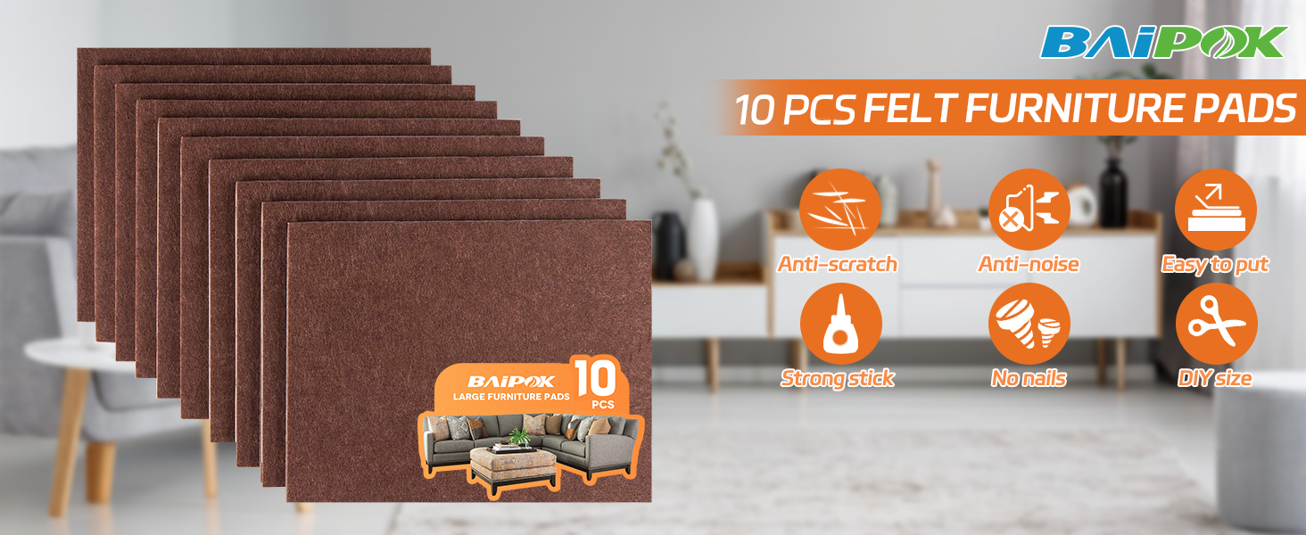 Felt Furniture Pads for Hardwood Floors Heavy Duty Felt Sheets