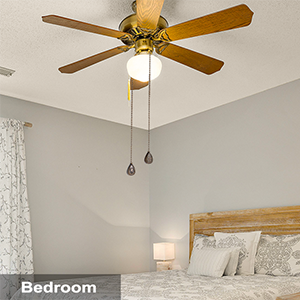 ceiling fan pull chain for bedroom