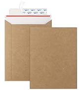 ValBox 6x8 Self Seal Photo Document Mailers 25 Pack Stay Flat Brown Cardboard Envelopes, 6.25 x 8...
