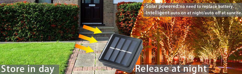 Solar Patio String Lights