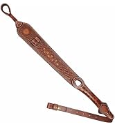 TOURBON Vintage Leather No Swivels Rifle Sling with Ammo Holder Loops for 223, 243, 270, 30-06, 3...