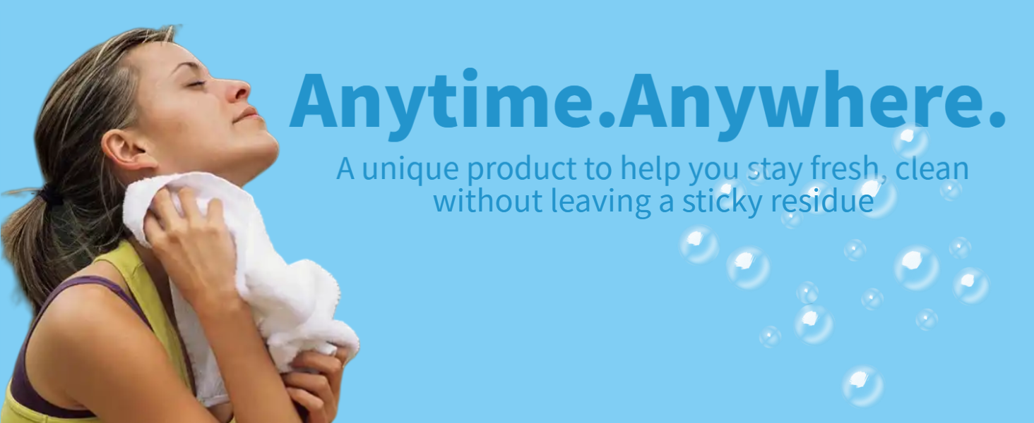 A unique product to help you stay fresh,clean