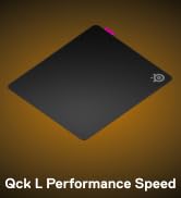 SteelSeries QcK XL Performance Speed Gaming Mousepad - Black | Extra Density for a Smooth Glide —...