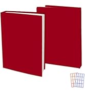 2 Pack Stretchable Book Sleeve Covers, for Paperbacks Hardcover Textbooks up to 9" x 12", Office ...