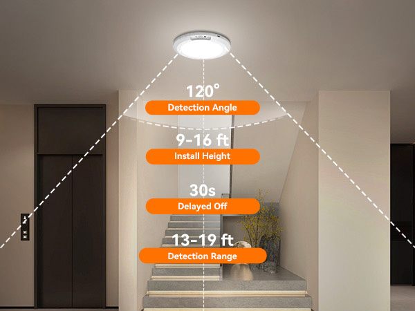 Motion Sensor Ceiling Light