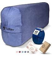 Tumaz Yoga Bolster Set - Rectangular Bolster Pillow for Restorative Yoga, Soft Meditation Pillow ...