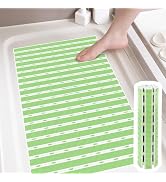 Matace Non Slip Bathtub & Shower Mat with Suction Cups, Thickened 3D Textured Anti-Fatigue Surfac...