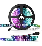 SUPERNIGHT 5050 RGB LED Strip Lights-16.4ft 300 LEDs, Color Changing LED Lights for Valentine, We...