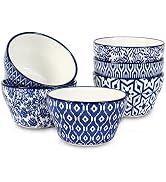 Selamica Ceramic 8oz Bouillon Cups 4 Inch Small Bowls, Dessert bowls for Soup Dipping Sauce Coffe...