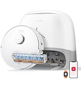 roborock Qrevo Curv 2 Flow Robot Vacuum and Mop, SpiraFlow Real-Time Self-Cleaning Roller Mop, 20...