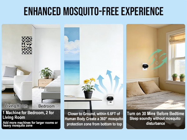 ENHANCED MOSQUITO-FREE EXPERIENCE