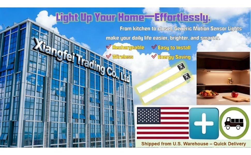 under cabinet light, motion sensor light, rechargeable, wireless, home lighting, kitchen lighting
