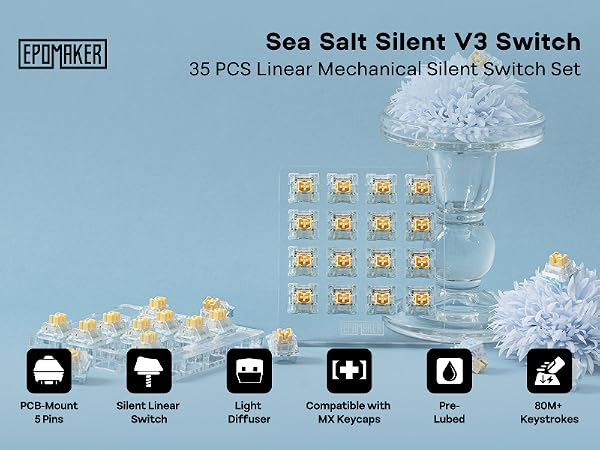 EPOMAKER SeaSalt Silent V3 Switch