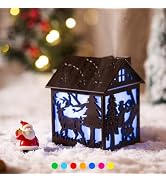Colorful Cool Mini Humidifier, Cabin styling with Christmas theme,USB Personal Desktop Humidifier...