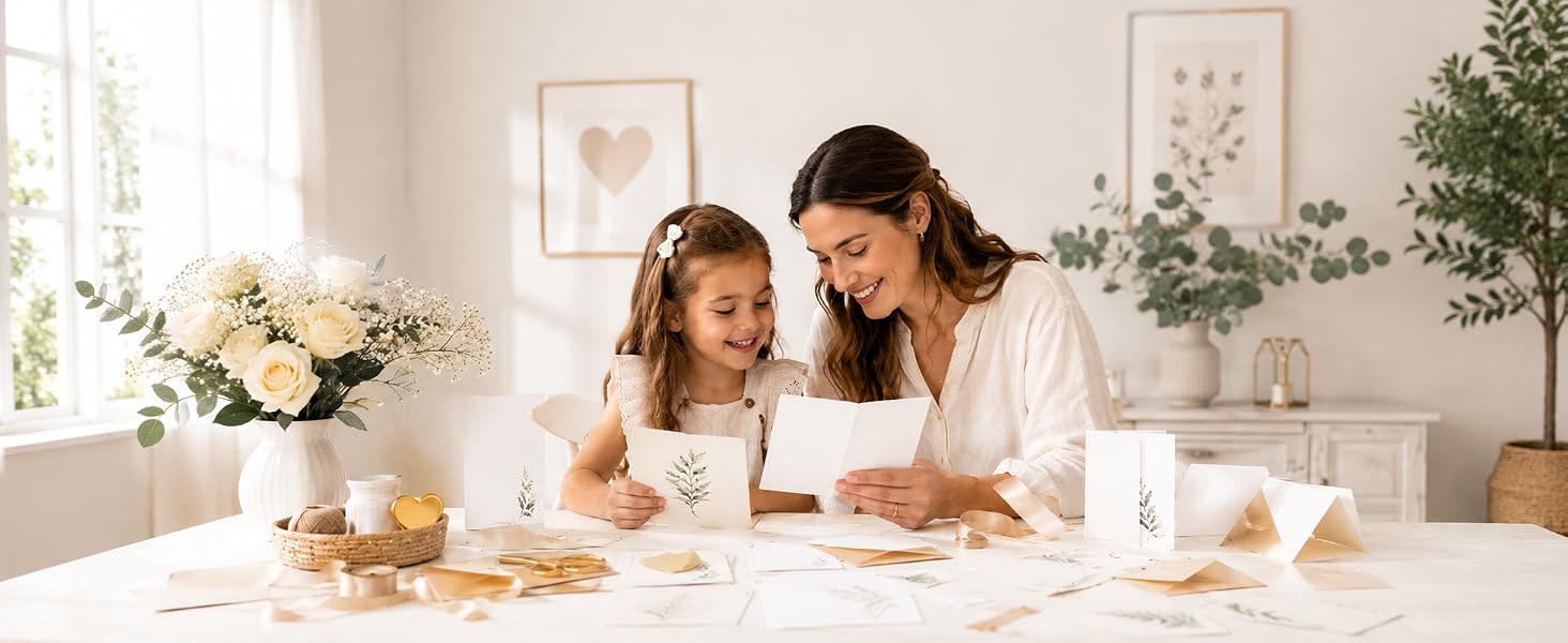 White cardstock for family craft time, classroom projects, holiday cards and school signs