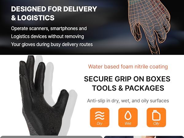 package handler gloves mail carrier gloves gloves for boxes handling moving gloves handler gloves