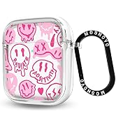 MOSNOVO Case for Airpods 1 & Airpods 2, Protective Clear Case with Shockproof Dual Layer Hard Lux...