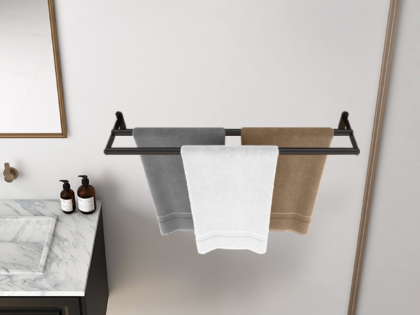 bathroom towel rack