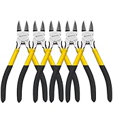 Wire Cutters 5 Pack,6.5 inch Flush Cutters,BOOSDEN Spring Loaded Cutting Pliers,Precision Side Cu...