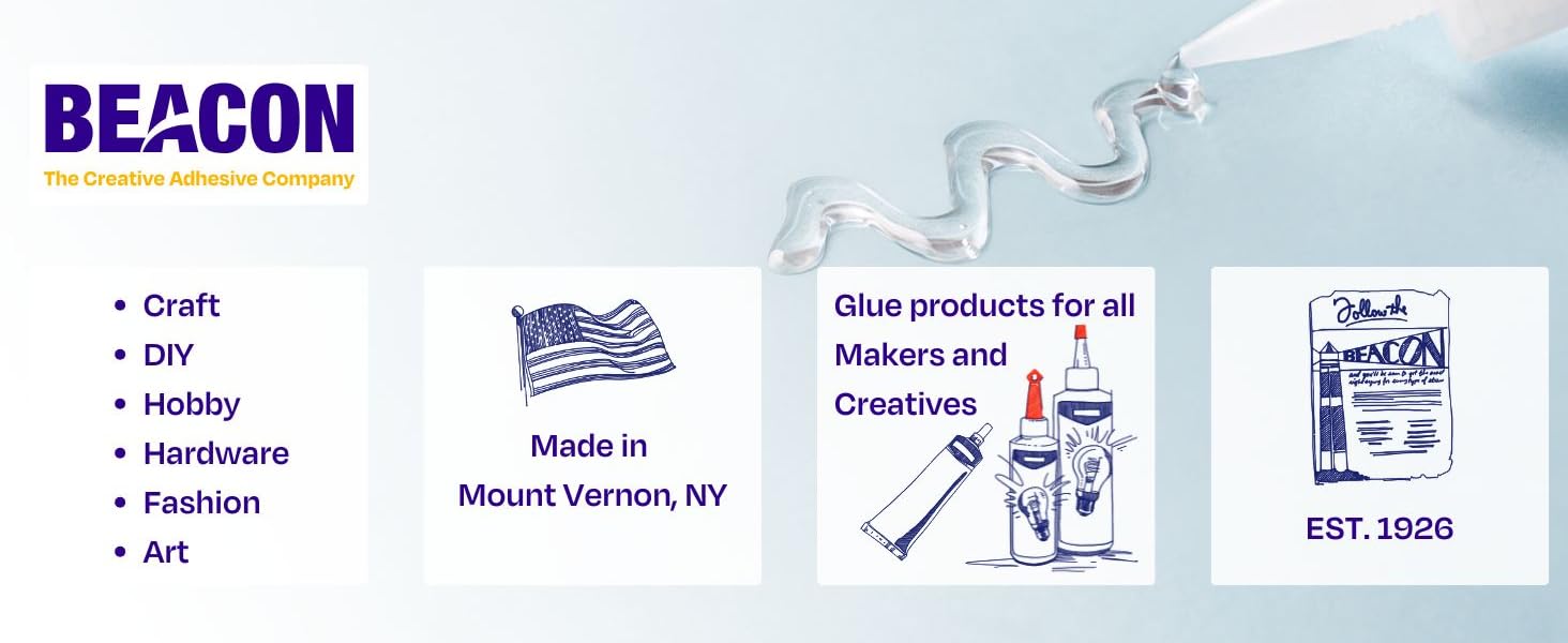Beacon The creative Adhesives Company. Glue products for all makers and creatives.