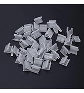 100Pcs Transparent Plastic V-Shaped Balloon Clips, Party Supplies for Wedding, Halloween Decorations