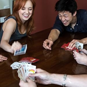 kitten, cards, party, friends, fun