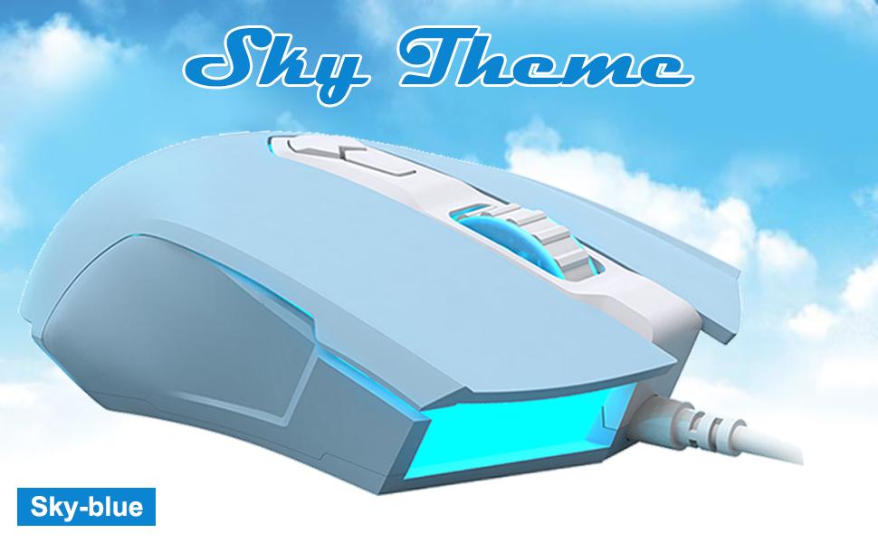 AJ52 mouse skyblue