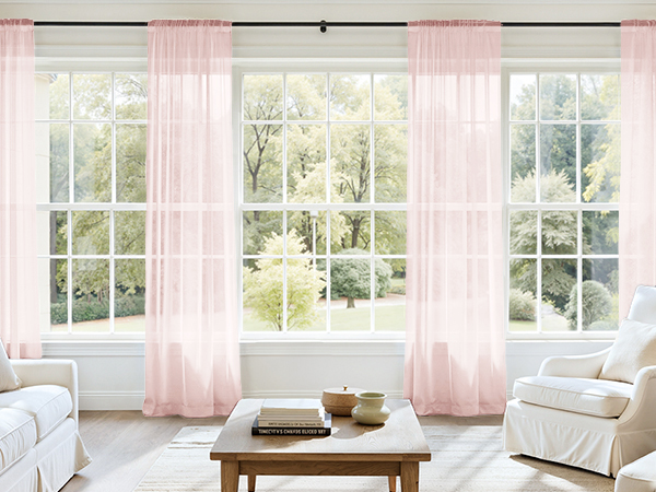 sheer curtains