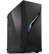 Zalman Ravn ATX Mid-Tower Desktop Computer Gaming PC Case | RGB Lighting Strip with Control Butto...